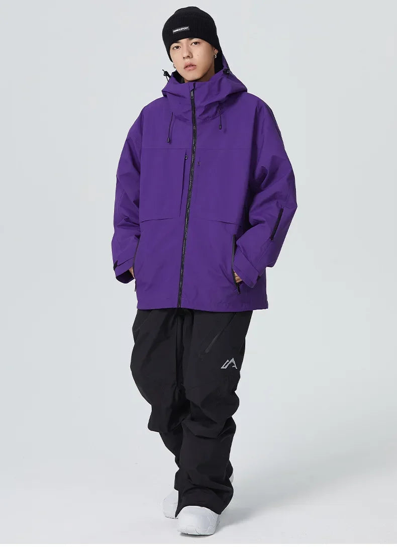 2025 Winter Couple Skiing Jackets New Woman Snowboard Sport Tops Man Warm Skiing Coats Pro 3L Waterproof Windproof Snow Clothes