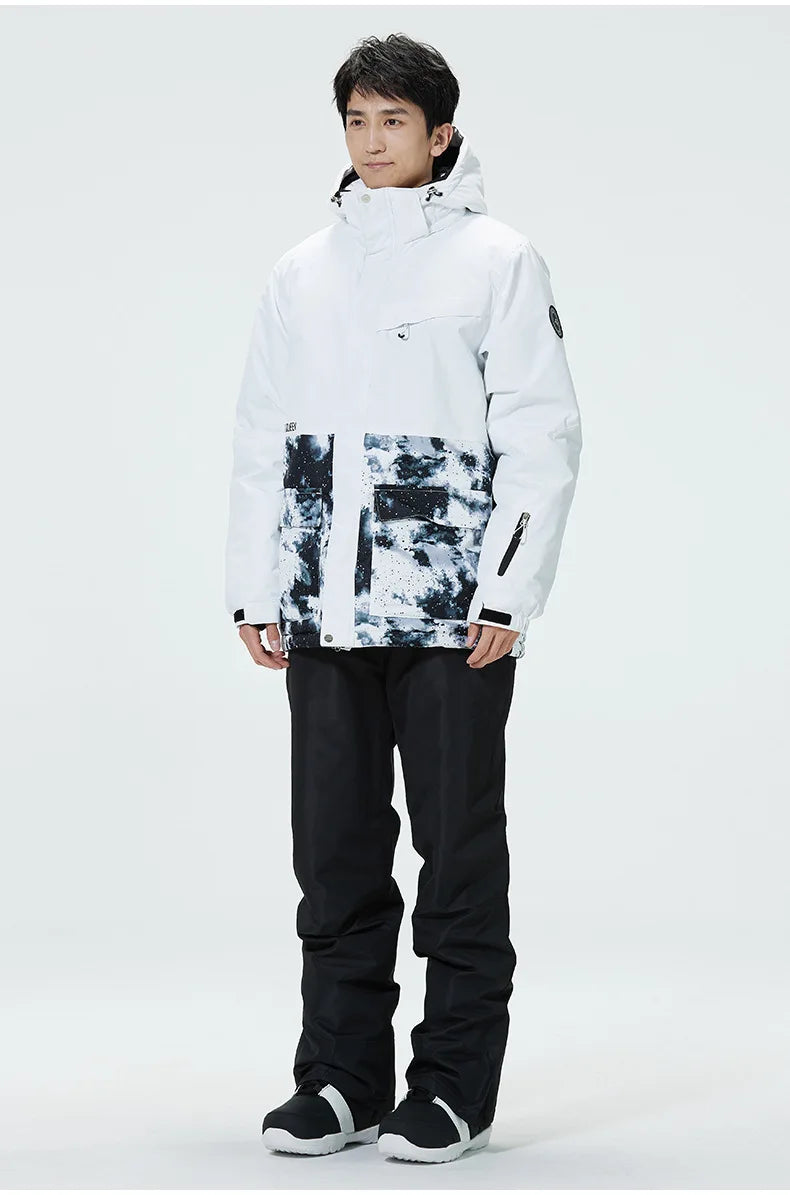 Outdoor Sports Ski Jackets for Man Women Thicken Windproof Waterproof Winter Snow Coats Snowboarding Warm Breathable Jackets