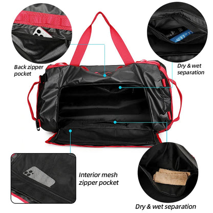 80L Climbing Backpack Sports Fitness Bag Gym Yoga Bags Outdoor Trekking Hiking Camping Rucksack Large Weekend Luggage Schoolbag