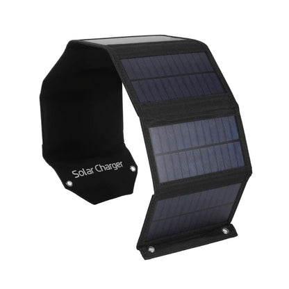 60W 80W 100W Foldable Solar Panel 5V USB Portable Folding Bag Battery Charger for Phone Outdoor Camping Waterproof Power Bank