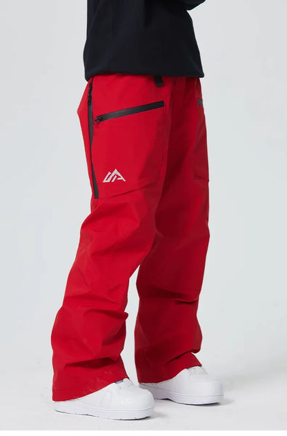 2025 Winter Women Ski Pants Snowfield Windproof Snowboard Sport Trousers Warm Man Loose Overalls New Pro Waterproof Skiing Pants