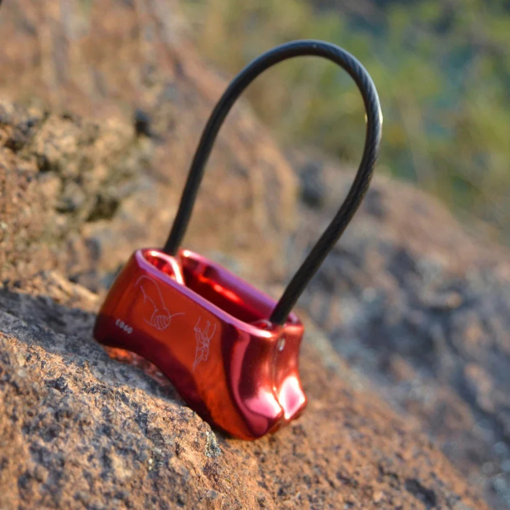 Hiking Descent Device Rock Climbing Camping Tool ATC Belay Rappel 25KN Outdoor for Family Outdoor Camping Accessories