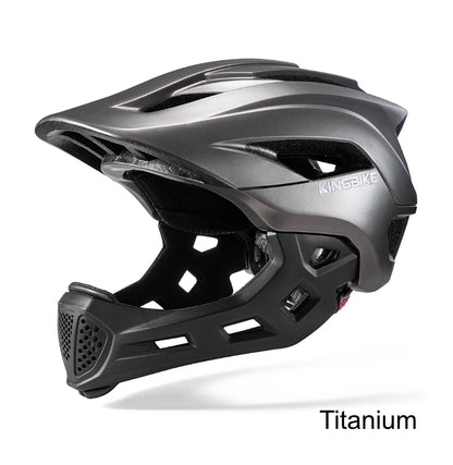 BATFOX Kids Full Face bike helmet Detachable Downhill Children Cycling Motorcycle Skateboard Sports Racing Racing Bicycle helmet