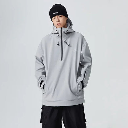 Couple Winter Skiing Jacket 2025 New Warm Snow Clothes Woman Pro Windproof Ski Sport Hoodies Man Outdoor Snowboard Top Tracksuit