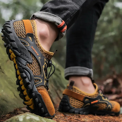 Outdoor  Anti-slip Wear-resistant Shoes for Men Hiking Shoes Jogging Trekking Sneakers Fast Zapatos Outdoor Hombre Invierno