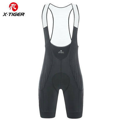 X-TIGER Pro Men's Cycling Bib Shorts Bretelle Professional Cyclist MTB Road Tights Bicycle Clothing For Long Distance Riding