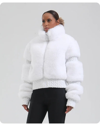 Skiing Hoodie Coats Winter Windproof Slim Ski Jacket Women Warm Thickened Snowboard Clothes Mountain Outdoor Sports Snow Jackets