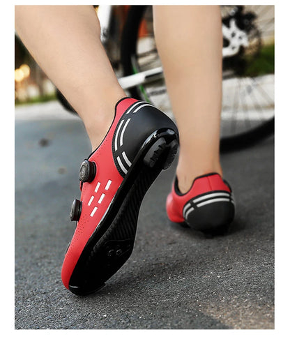 Speed Cycling Sneakers Road Bike Shoes Men Women Sports Route Cycling Shoes Self-locking Racing Bicycle Cleats Shoes for Shimano