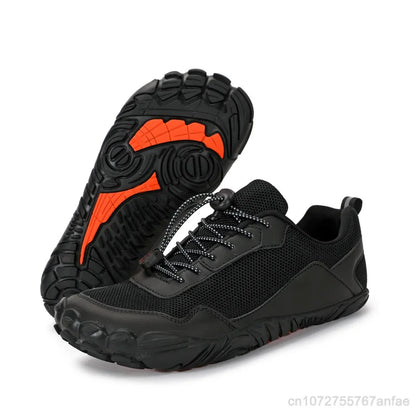 Men's Minimalist Trail Running Barefoot Shoes Wide Toe Box Zero Drop Aqua Sock Shoes for Kayaking Boating Hiking Surfing Walking