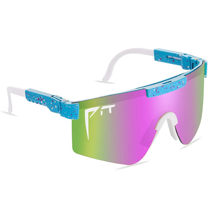 UV400 Cycling Glasses Men Women - Pit Viper Style MTB Outdoor Sport Sunglasses