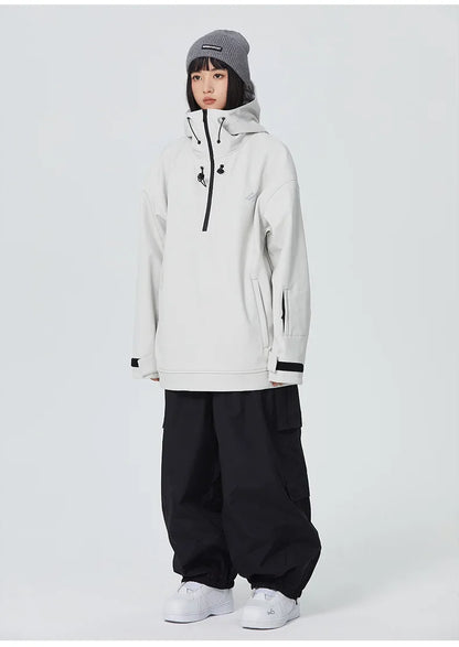 New Couple's Skiing Jackets 2025 Winter Warm Snow Clothes Pro Windproof Woman Ski Sport Hoodies Man Outdoor Snowboard Tracksuit