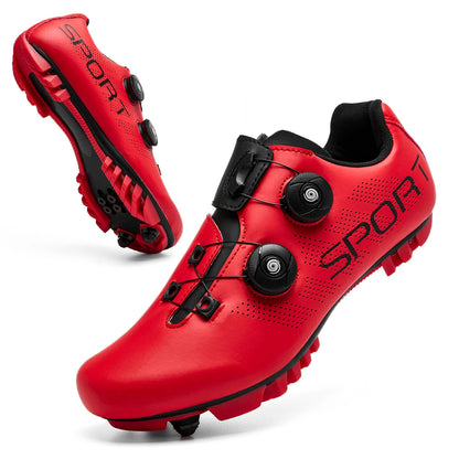 2025 Cycling Sneaker Mtb with Cleats Men Carbon Sports Speed Bike Shoes Women Mountain Racing Flat SPD Road Cycling Footwear