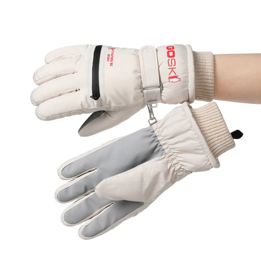 2025 Ski Gloves Warm, Waterproof, Thickened Finger Gloves Winter Ski Board Snow Gloves Men's and Women's Accessories