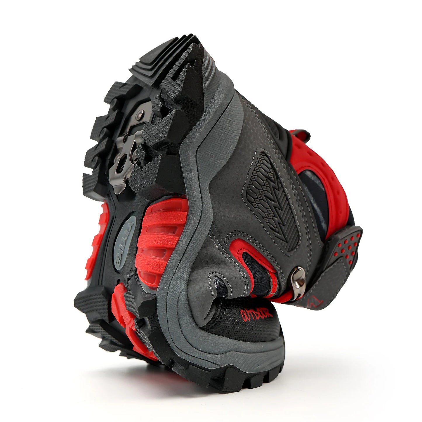 Kids Hiking Boots Boys Girls Outdoor Walking Climbing Sneaker Comfortable Snow Shoes Hiker Boot Antiskid Steel Buckle Sole
