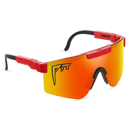 UV400 Cycling Glasses Men Women - Pit Viper Style MTB Outdoor Sport Sunglasses