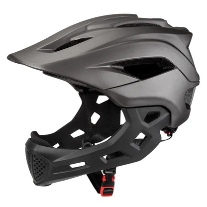 2 in 1 Kids Full Face Bike Helmet | Skateboard Helmet with Detachable Chin Guard Kids Full Face Bike Helmet