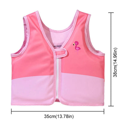 Kids Life Vest Toddlers Swim Vest Cartoon Swimsuit Children Swimming Aid Buoyancy Floatation Jackets Swimming Pool Accessories