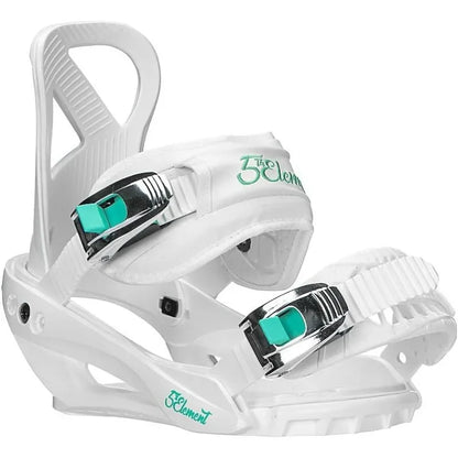 5th Element Layla Adult Snowboard Bindings for Women-Designed. Universal bindings disc and Hardware S(6-8)