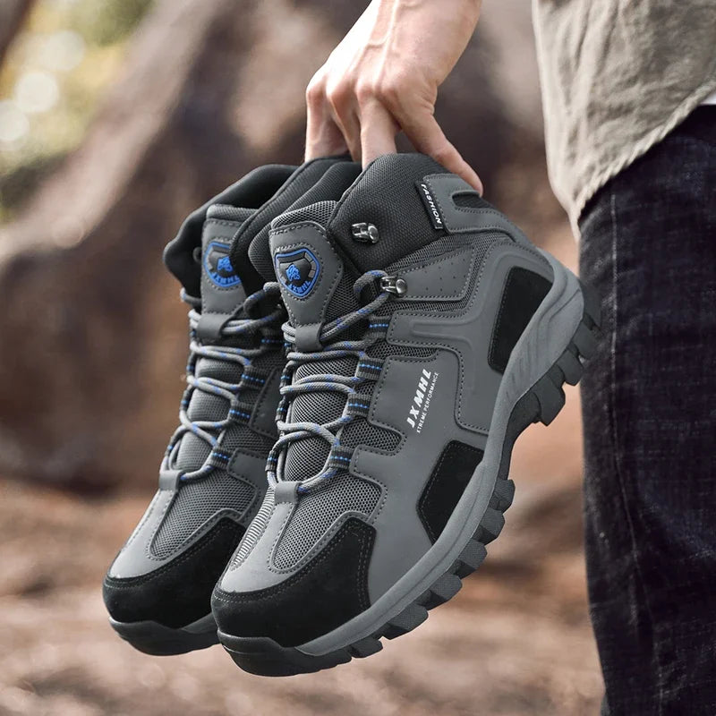 Couple Hiking Shoes Men Mountain Climbing Trekking Boots Women  Non-slip Outdoor Work Ankle Boot