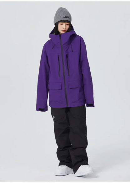 Outdoor Winter Skiing Jacket 2025 Man Snowfield Sport Tops Couple Ski Cold Coat Pro Warm Waterproof Woman Snow Tracksuit Clothes