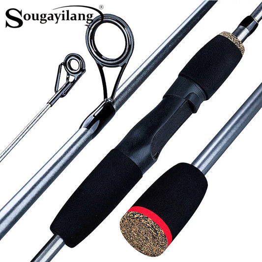 Sougayilang Spinning/Casting Rod 5 Sections Carbon Fiber Ultra Light Carp Fishing Pole Outdoor Sport Stream Fishing Tools/Tackle