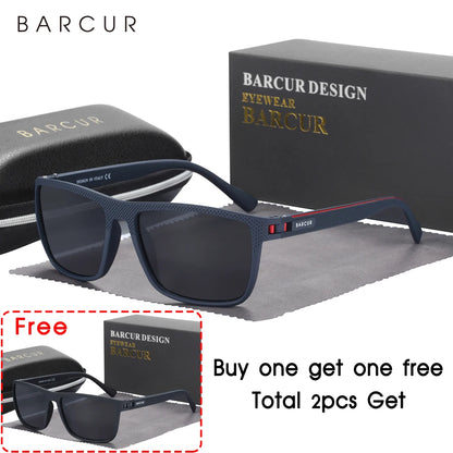 TR90 Polarized Sunglasses Men Women - Lightweight UV400 Sports Eyewear Anti-Reflective