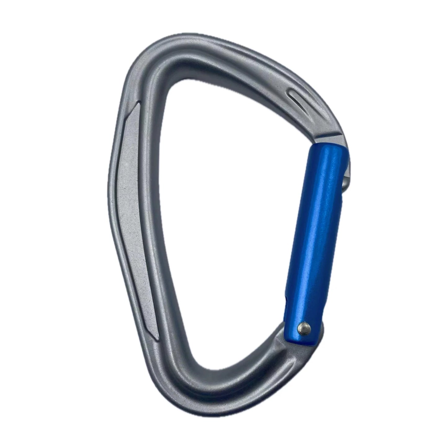 CLIWIZ SGM7118 Curved D- Straight UIAA CE Certified Climbing Carabiner 23kN 7075 Aluminum Carabiner Climbing Safety Snap Hook