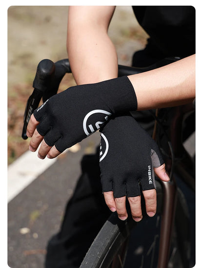 INBIKE 2024 Cycling Gloves Gel Padded for Men Autumn Winter Fleece Road Bike Gloves MTB Full Finger Touchscreen Bike Accessories