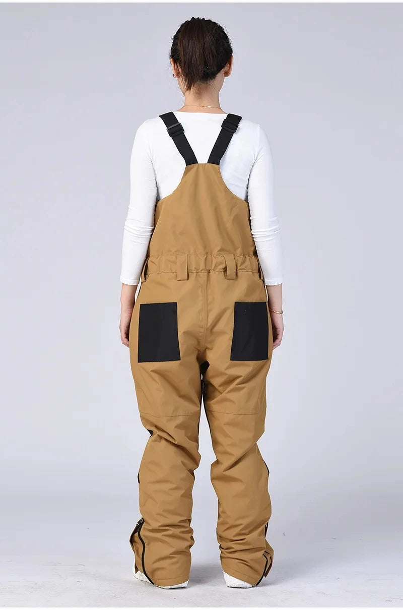 New Men and Women Winter Outdoor Ski Pants Windproof Waterproof Warm Breathable Snowboarding Pants Snow Sports Bibs Pants