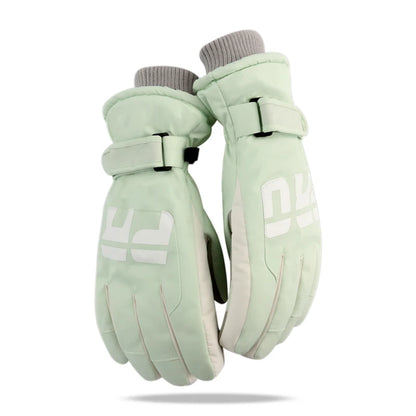 Waterproof ski gloves for women, warm and windproof for men, with added insulation and thickness. Suitable for cycling, outdoor