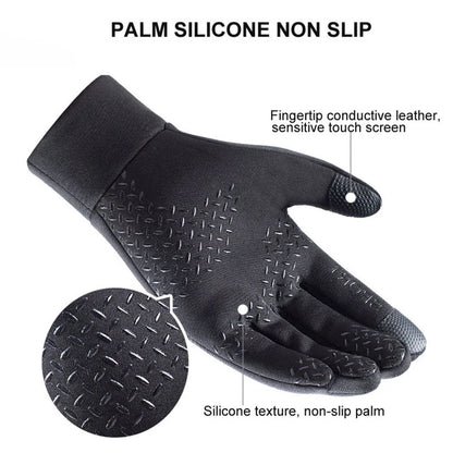LOOGDEEL Skiing Gloves Waterproof Windproof Winter Cycling Running Ski Warmth Sports Gloves Touch Screen Full Fingers Non-Slip