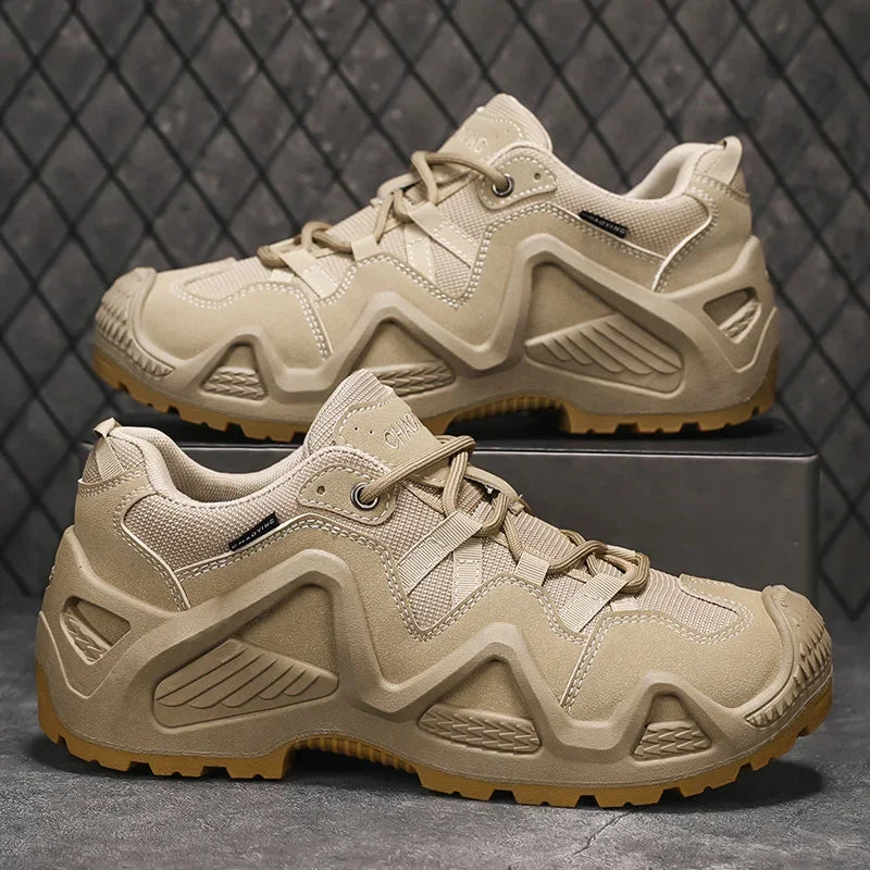Outdoor Mens Combat Tactical Desert Boots Male Field Hunting Hiking Climbing Training Waterproof Sports Shoes