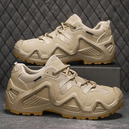 Outdoor Mens Combat Tactical Desert Boots Male Field Hunting Hiking Climbing Training Waterproof Sports Shoes