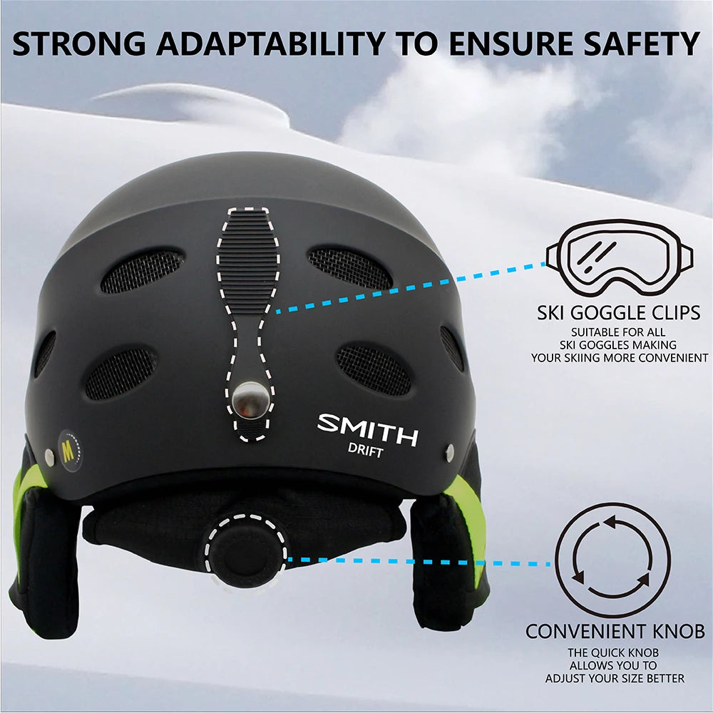 Unisex Ski Helmet Half-covered Skiing Snowboard Winter Sports Helmet Snow Skating Integrally-Molded Helmet Men Women snowboard