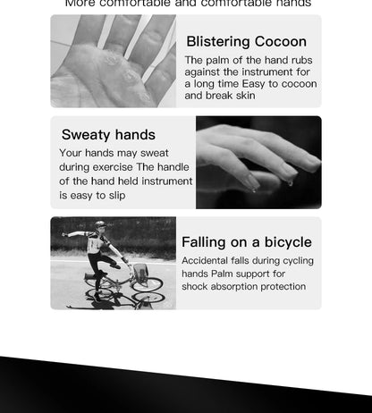 Autumn Winter MTB Cycling Long Finger Gloves Non-Slip Wear Shock Proof Breathable Touch Screen Bicycle Motorbike Gloves Men