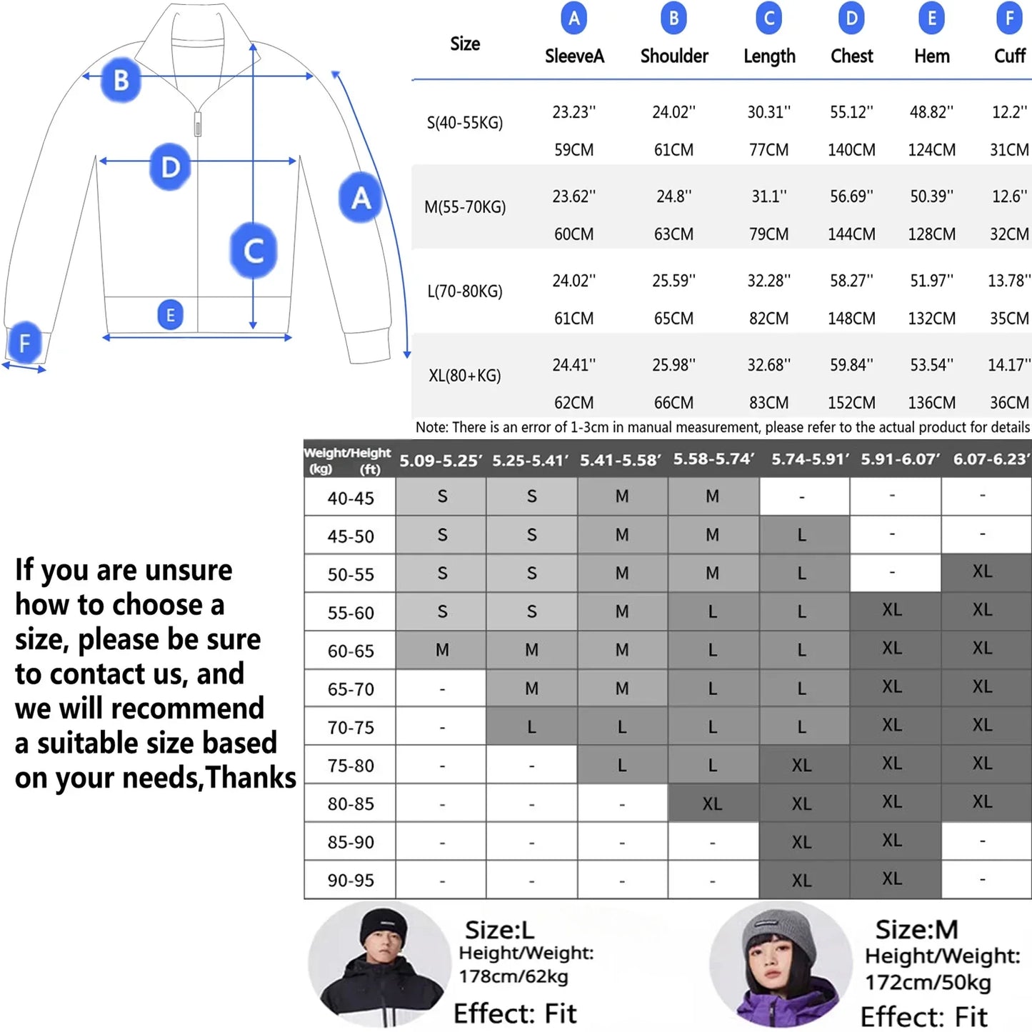 2025 Winter Couple Skiing Jackets New Woman Snowboard Sport Tops Man Warm Skiing Coats Pro 3L Waterproof Windproof Snow Clothes