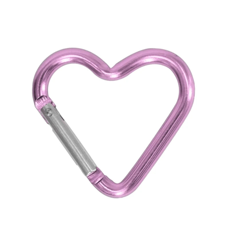 Aluminum Alloy Outdoor Star Shaped Spring Locking Carabiner Clip Keychains for Backpack Camping Hiking Traveling