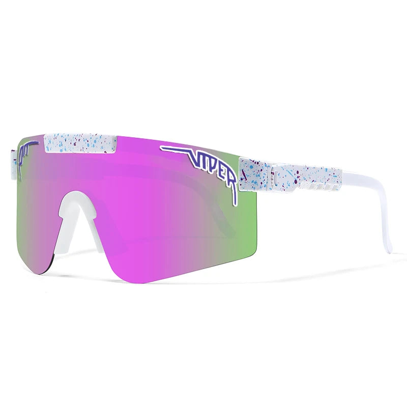UV400 Cycling Glasses Men Women - Pit Viper Style MTB Outdoor Sport Sunglasses