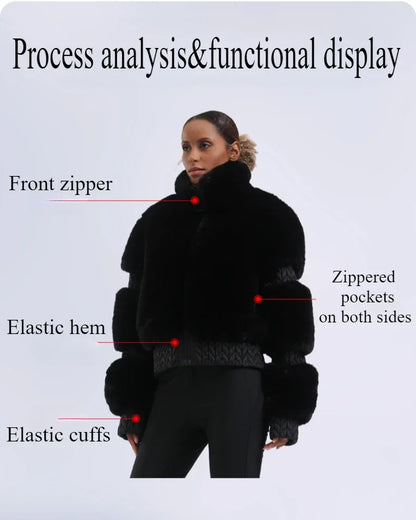 Skiing Hoodie Coats Winter Windproof Slim Ski Jacket Women Warm Thickened Snowboard Clothes Mountain Outdoor Sports Snow Jackets