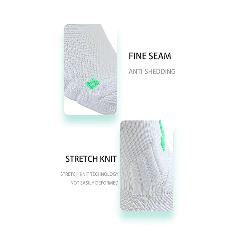 Veidoorn High Quality Sport Socks for Men Mid Calf Length Running Basketball Socks Thicken Non Slip Camping Cycling Stocking