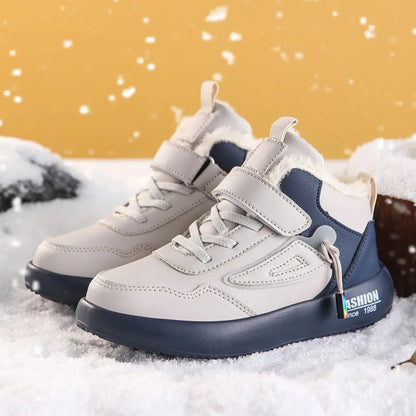 Children Snow Boots Winter Warm Casual Sneaker Boys Kids Shoes Outdoor Walking Shoes Non-slip Girls Sports Tennis Footwear New