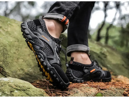 Outdoor  Anti-slip Wear-resistant Shoes for Men Hiking Shoes Jogging Trekking Sneakers Fast Zapatos Outdoor Hombre Invierno