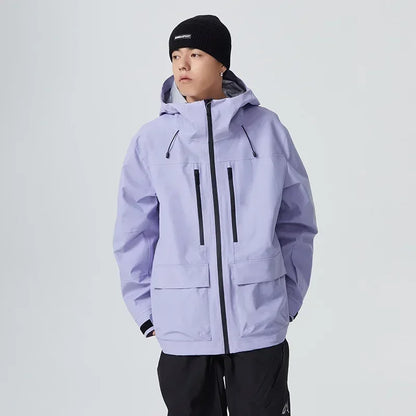 Outdoor Winter Skiing Jacket 2025 Man Snowfield Sport Tops Couple Ski Cold Coat Pro Warm Waterproof Woman Snow Tracksuit Clothes