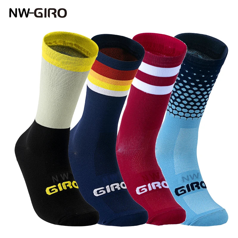 Gsidi New Cycling Socks High Quality Compression Men  Bike Outdoor Women Running Professional Sports Running
