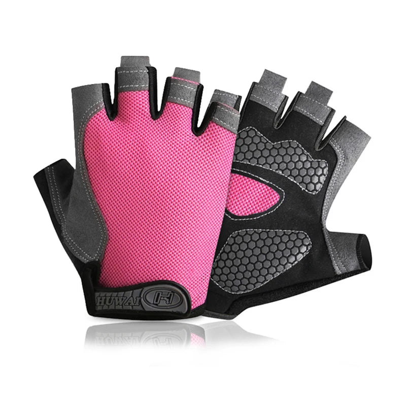Breathable Anti-Slip Half Finger Gloves for Fitness Cycling Summer Gym Cycling Gloves for Men And Women Bicycle Riding Fishing