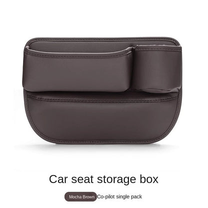 Car Seat Gap Organizer Multifunction Console Crevice Filler Side Storage Box with Cup Holder Sundries Storage Pocket Accessories