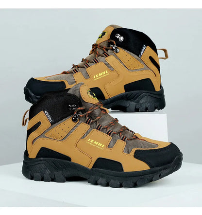 Couple Hiking Shoes Men Mountain Climbing Trekking Boots Women  Non-slip Outdoor Work Ankle Boot