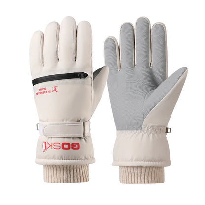 2025 Ski Gloves Warm, Waterproof, Thickened Finger Gloves Winter Ski Board Snow Gloves Men's and Women's Accessories