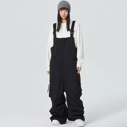 Winter Warm Windproof Skiing Pants Man Snowboard Clothing Woman New Snow Cargo Pants Loose Hip-hop Overalls Alpine Sport Trouser