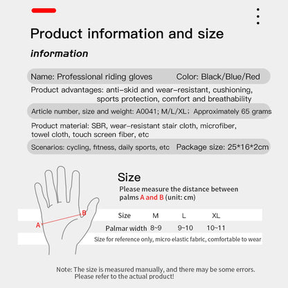 Autumn Winter MTB Cycling Long Finger Gloves Non-Slip Wear Shock Proof Breathable Touch Screen Bicycle Motorbike Gloves Men